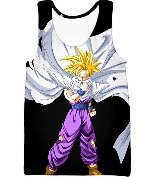 Dragon Ball Super Cool Gohan Full Super Saiyan Black Hoodie - DBZ Hoodie - Tank Top