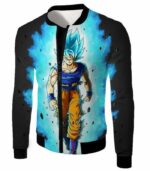 Dragon Ball Super Cool Goku Super Saiyan Blue Anime Black Hoodie - Jacket