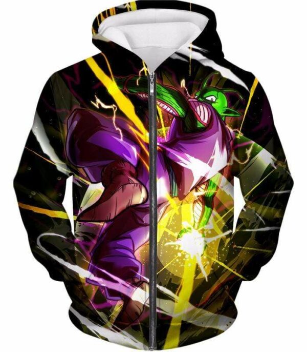 Dragon Ball Super Cool Hero Piccolo Anime Hoodie - Zip Up Hoodie