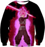 Dragon Ball Super Dangerous Evil Zamasu Super Saiyan Rose Cool Black Hoodie - Sweatshirt