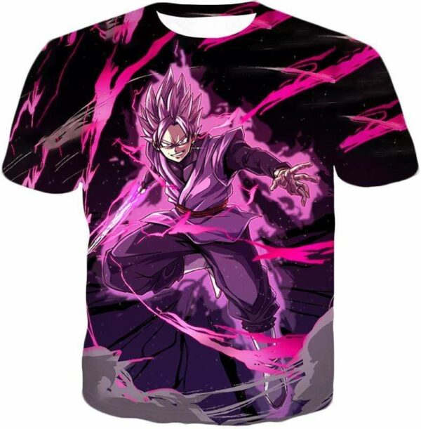 Dragon Ball Super Darkest Villain Zamasu Super Saiyan Rose Black Hoodie - DBZ Clothing Hoodie - T-Shirt