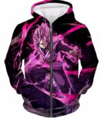 Dragon Ball Super Darkest Villain Zamasu Super Saiyan Rose Black Hoodie - DBZ Clothing Hoodie - Zip Up Hoodie