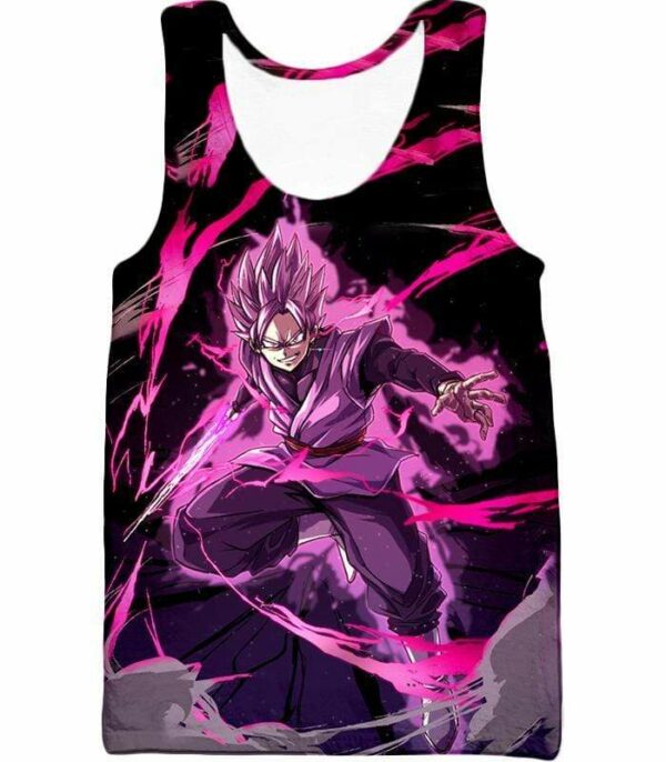 Dragon Ball Super Darkest Villain Zamasu Super Saiyan Rose Black Hoodie - DBZ Clothing Hoodie - Tank Top