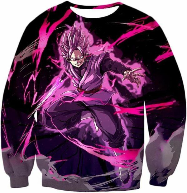 Dragon Ball Super Darkest Villain Zamasu Super Saiyan Rose Black Hoodie - DBZ Clothing Hoodie - Sweatshirt