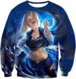 Dragon Ball Super Deadly Mecha Warrior Android 18 Graphic Hoodie - Sweatshirt