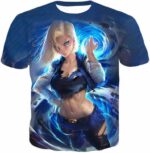 Dragon Ball Super Deadly Mecha Warrior Android 18 Graphic Hoodie - T-Shirt