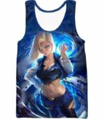 Dragon Ball Super Deadly Mecha Warrior Android 18 Graphic Hoodie - Tank Top