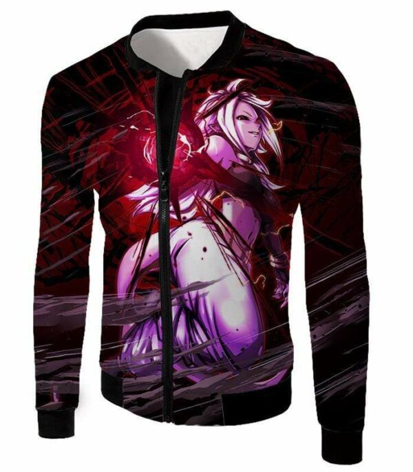 Dragon Ball Super Dragon Ball FighterZ Android 21 Graphic Action Hoodie - DBZ Clothing Hoodie - Jacket