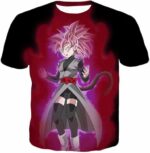 Dragon Ball Super Fan Art Female Zamasu Super Saiyan Rose Black Hoodie - T-Shirt