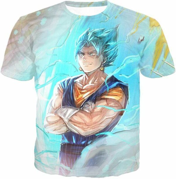 Dragon Ball Super Favourite Warrior Vegito Super Saiyan Blue Hoodie - T-Shirt