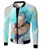 Dragon Ball Super Favourite Warrior Vegito Super Saiyan Blue Zip Up Hoodie - Jacket