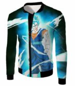 Dragon Ball Super Fusion Technique Vegito Super Saiyan Blue Cool Black Hoodie - DBZ Clothing Hoodie - Jacket