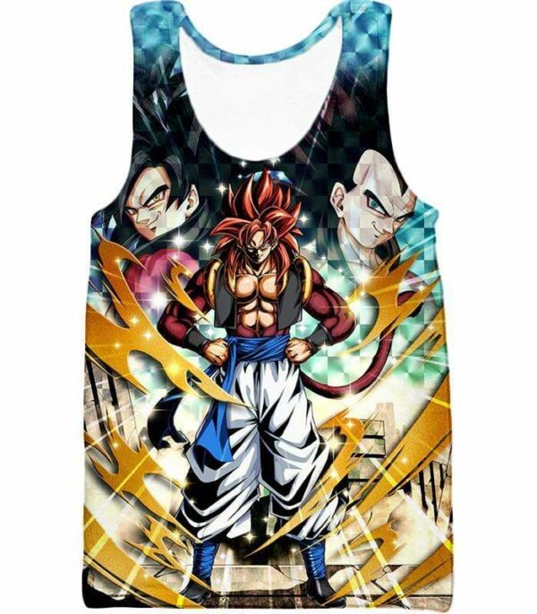 Dragon Ball Super Fusion Xeno Gogeta Cool Graphic Hoodie - Tank Top