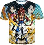 Dragon Ball Super Fusion Xeno Gogeta Cool Graphic Zip Up Hoodie - T-Shirt