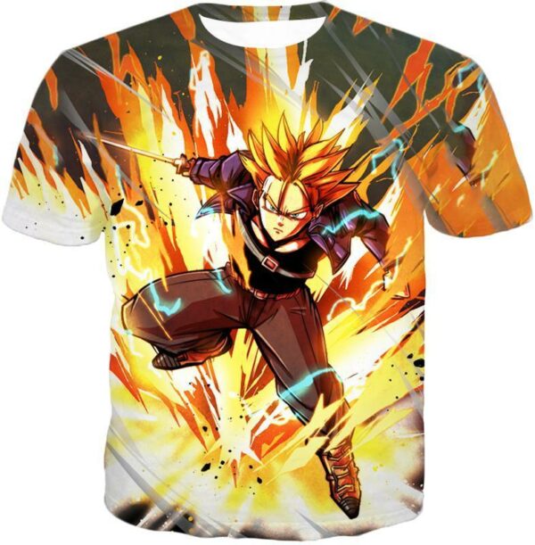 Dragon Ball Super Future Trunks Super Saiyan Zip Up Hoodie - T-Shirt