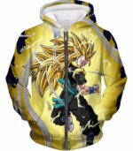 Dragon Ball Super Gogeta Xeno Super Saiyan 3 Form Action Zip Up Hoodie