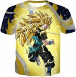 Dragon Ball Super Gogeta Xeno Super Saiyan 3 Form Action Zip Up Hoodie - T-Shirt