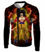 Dragon Ball Super Goku Super Saiyan 4 Power Black Hoodie - Jacket