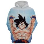 Dragon Ball Super Goku Super Saiyan 4 Power Black Zip Up Hoodie