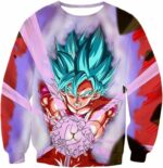 Dragon Ball Super Goku Super Saiyan Blue Godly Mode Hoodie - Sweatshirt