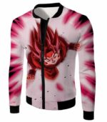 Dragon Ball Super Goku Super Saiyan God Power White Hoodie - Jacket