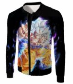 Dragon Ball Super Goku Super Saiyan White Incredible Black  Hoodie - Jacket