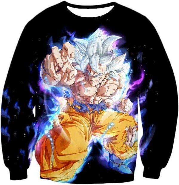 Dragon Ball Super Goku Super Saiyan White Incredible Black  Hoodie - Sweatshirt