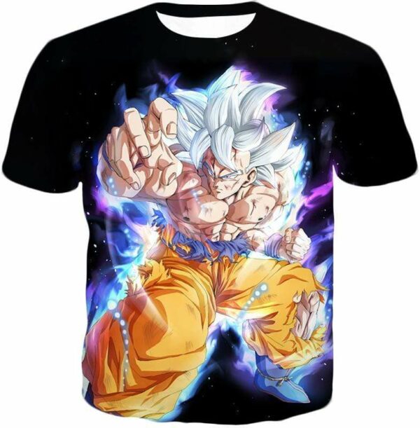 Dragon Ball Super Goku Super Saiyan White Incredible Black  Hoodie - T-Shirt