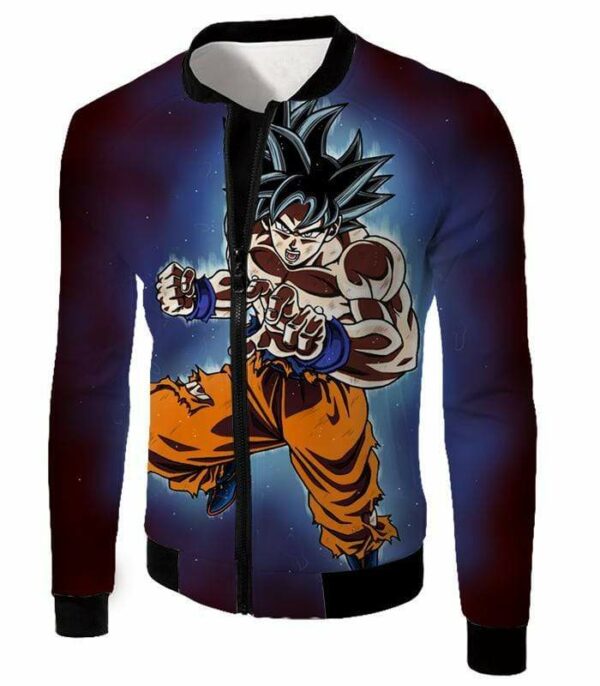 Dragon Ball Super Goku Ultra Instinct Mode Action Hoodie - Dragon Ball Super Hoodie - Jacket