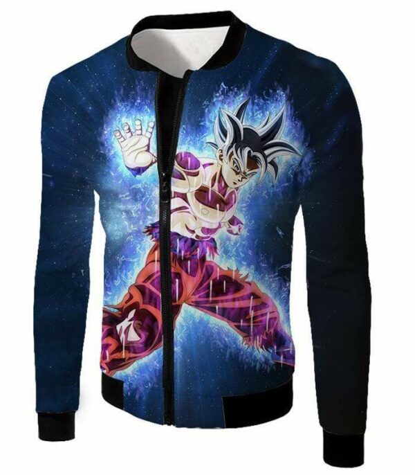 Dragon Ball Super Goku Ultra Instinct Power Cool Black Hoodie - Dragon Ball Hoodie - Jacket