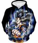 Dragon Ball Super Goku Ultra Instinct Super Saiyan 3 Black Hoodie