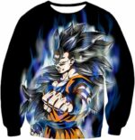 Dragon Ball Super Goku Ultra Instinct Super Saiyan 3 Black Hoodie - Sweatshirt