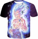 Dragon Ball Super Hero Prince Vegeta Super Saiyan Blue Cool Zip Up Hoodie - DBZ Clothing Hoodie - T-Shirt