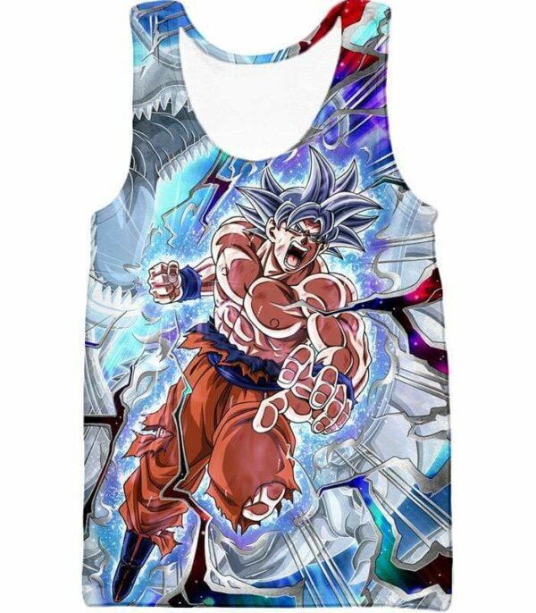 Dragon Ball Super Hero Super Saiyan White Goku Action Hoodie - Dragon Ball Hoodie - Tank Top