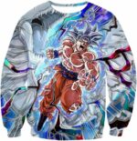 Dragon Ball Super Hero Super Saiyan White Goku Action Hoodie - Dragon Ball Hoodie - Sweatshirt