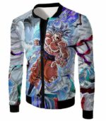 Dragon Ball Super Hero Super Saiyan White Goku Action Hoodie - Dragon Ball Hoodie - Jacket