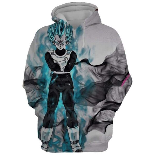 Dragon Ball Super Hoodie - Vegeta Art 3D Graphic Dragon Ball Hoodie