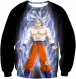 Dragon Ball Super Incredible Form Goku Super Saiyan White Cool Black Hoodie - Dragon Ball Z Hoodie - Sweatshirt