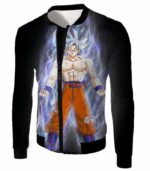 Dragon Ball Super Incredible Form Goku Super Saiyan White Cool Black Zip Up Hoodie - DBZ Clothing Hoodie - Jacket