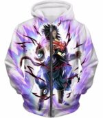 Dragon Ball Super Legendary Saiyan Warrior Broly Ultra Instinct Action Cool White Zip Up Hoodie - Dragon Ball Super Hoodie - Zip Up Hoodie