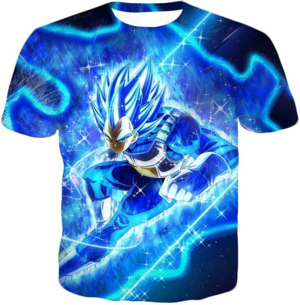 Dragon Ball Super Prince Vegeta Super Saiyan Blue Ultimate Anime Graphic Action Hoodie - DBZ Hoodie - T-Shirt