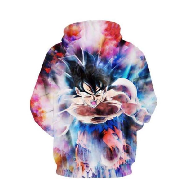 Dragon Ball Super Rising Power Goku Super Saiyan Blue Kaio-ken Zip Up Hoodie