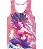 Dragon Ball Super Saiyan Caulifla Cool Action Pink Hoodie - Dragon Ball Hoodie - Tank Top