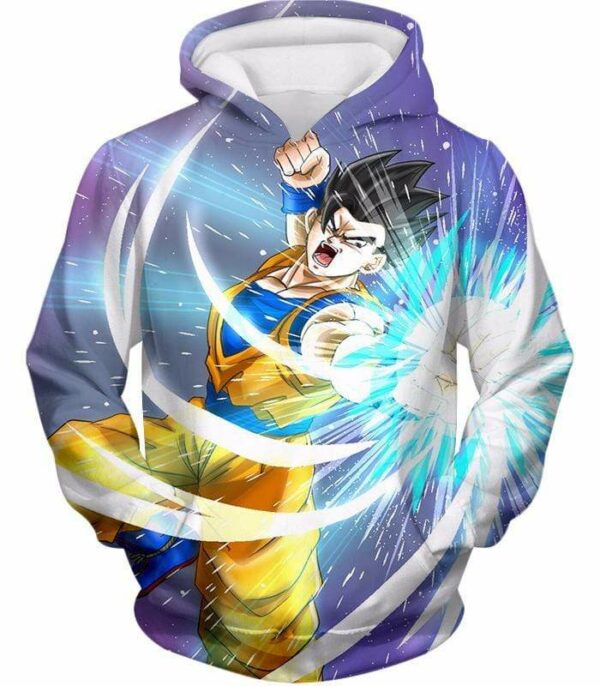 Dragon Ball Super Saiyan Hero Gohan Action Hoodie - DBZ Hoodie - Hoodie