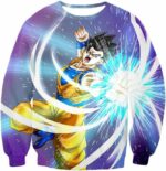 Dragon Ball Super Saiyan Hero Gohan Action Hoodie - DBZ Hoodie - Sweatshirt