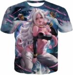 Dragon Ball Super Sexy Evil Android 21 Intelligent Creation Cool Black Hoodie - DBZ Clothing Hoodie - T-Shirt