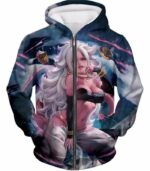 Dragon Ball Super Sexy Evil Android 21 Intelligent Creation Cool Black Hoodie - DBZ Clothing Hoodie - Zip Up Hoodie