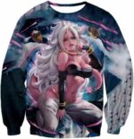 Dragon Ball Super Sexy Evil Android 21 Intelligent Creation Cool Black Hoodie - DBZ Clothing Hoodie - Sweatshirt