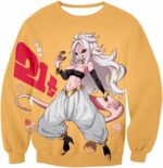 Dragon Ball Super Super Cute Evil Android 21 Anime Hoodie - DBZ Clothing Hoodie - Sweatshirt