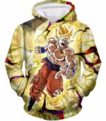 Dragon Ball Super Super Saiyan 2 Goku Power Action Cool Graphic Zip Up Hoodie - DBZ Clothing Hoodie - Hoodie